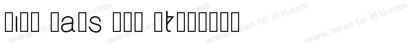 Gill Sans hel pt字体转换